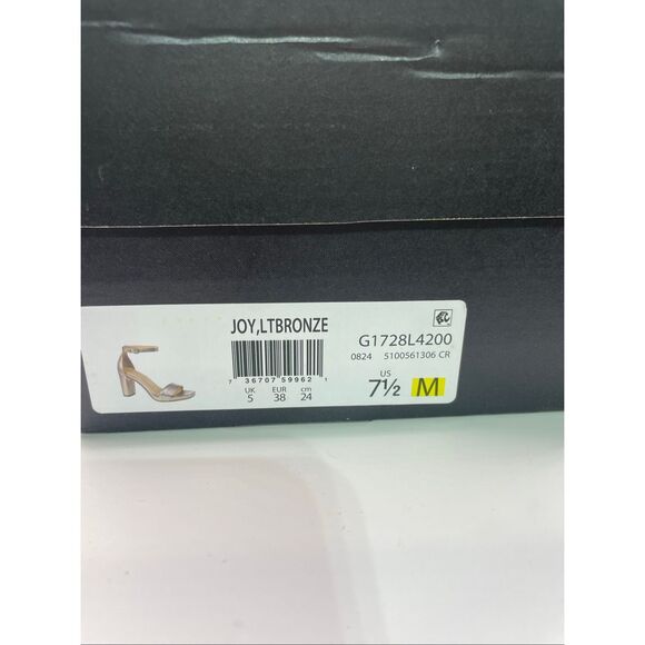 Naturalizer Joy Dress Sandal Light Bronze Leather 7.5 - Picture 9 of 10